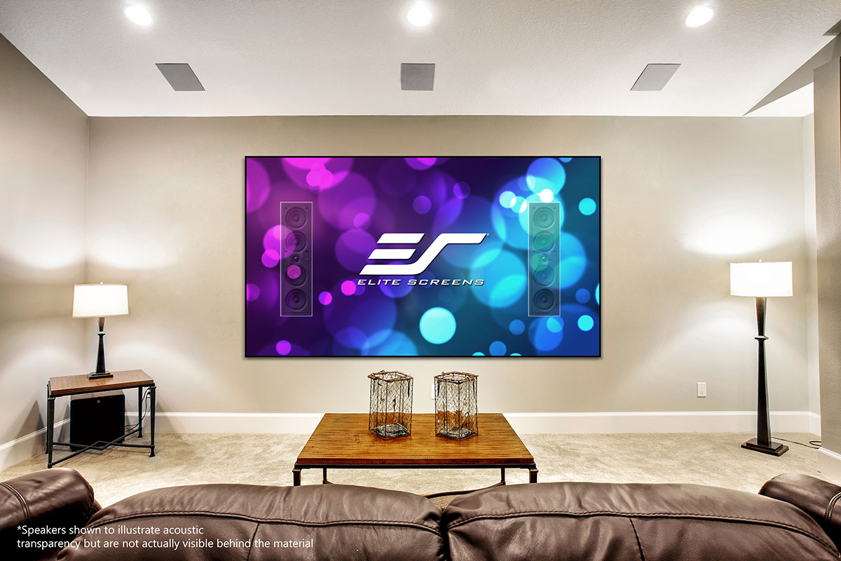 Elite Screens Releases Acoustically Transparent Ambient Light Rejecting