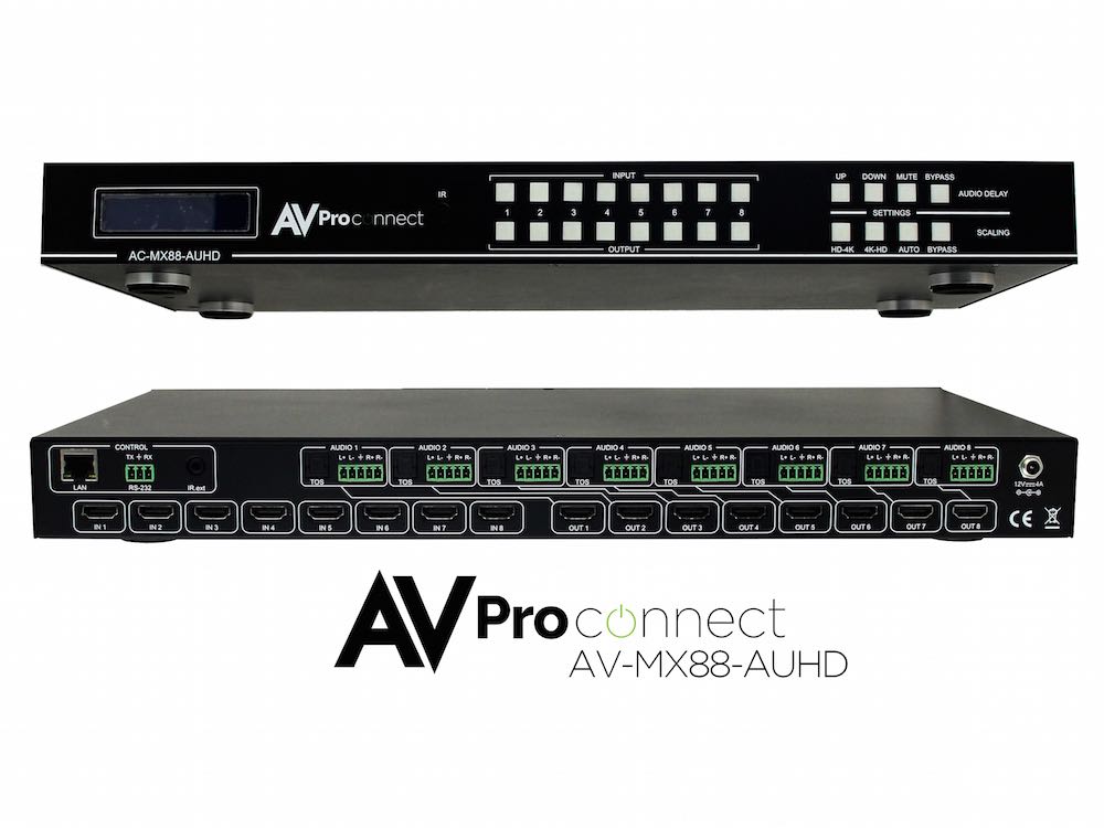 AVProConnect Shipping 18Gbps Distribution Products