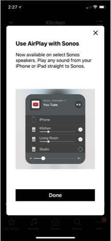 sonos airplay compatible