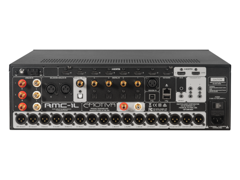 Emotiva Introduces the RMC1L 16channel AV Processor Residential Systems