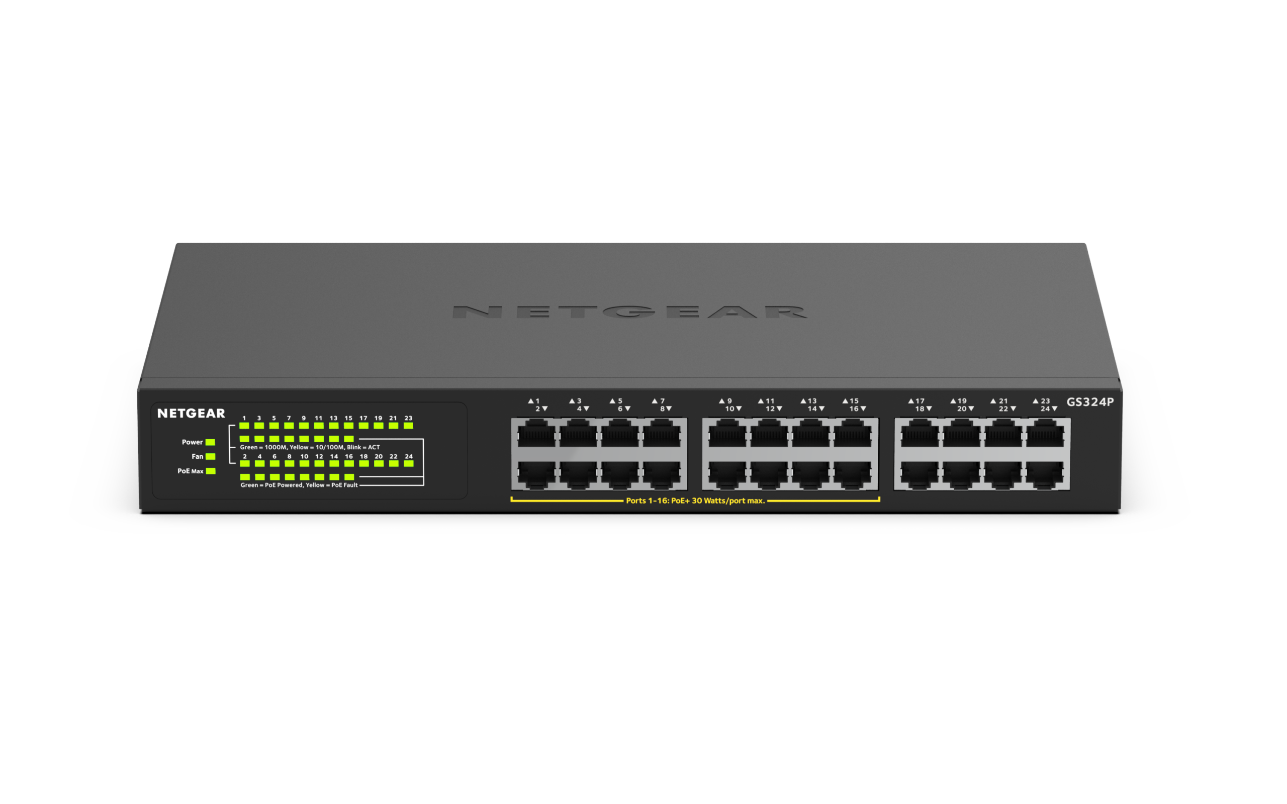 NETGEAR 48-Port Gigabit Ethernet Unmanaged PoE+ Switch (GS348PP