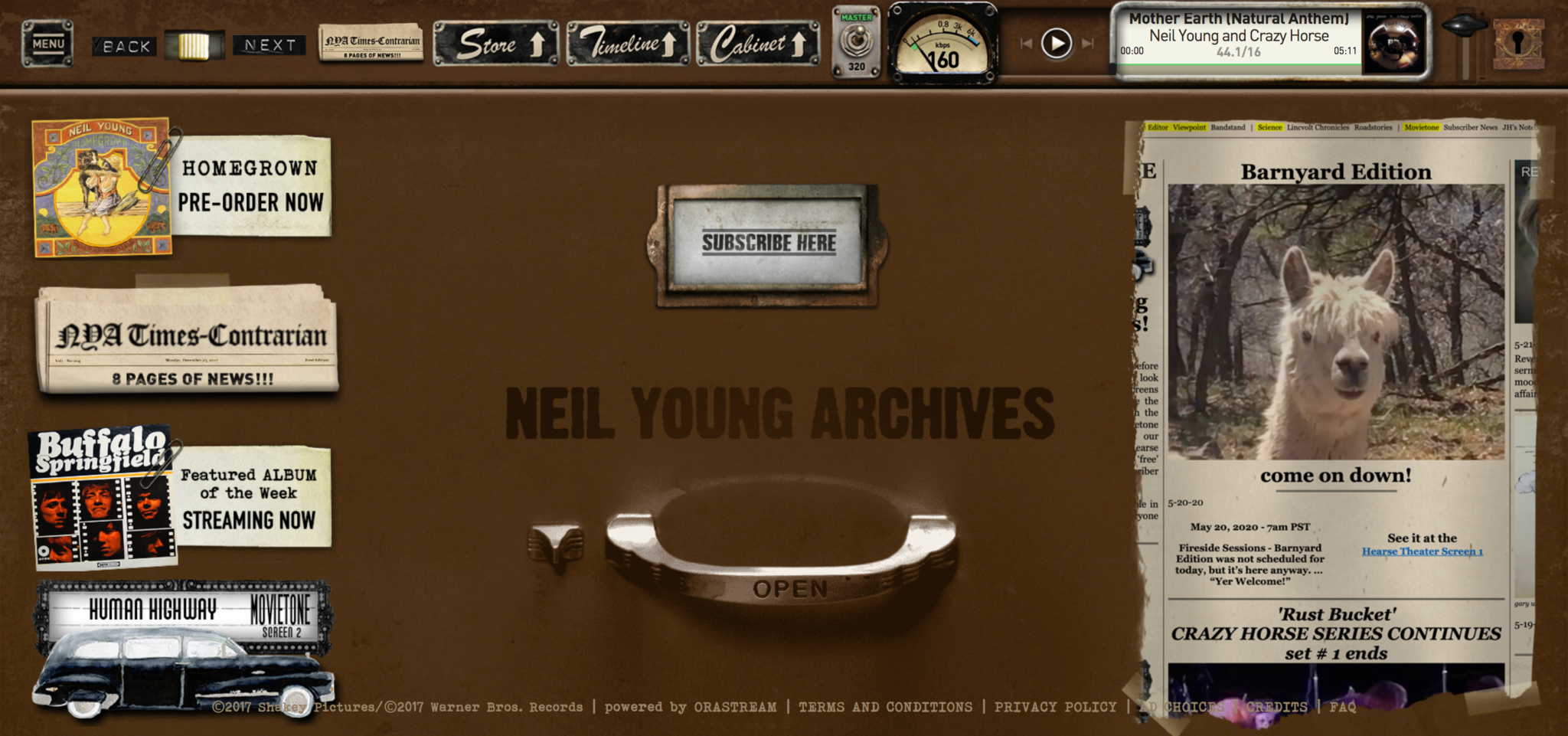 Neil Young Archives Added to BluOS Devices