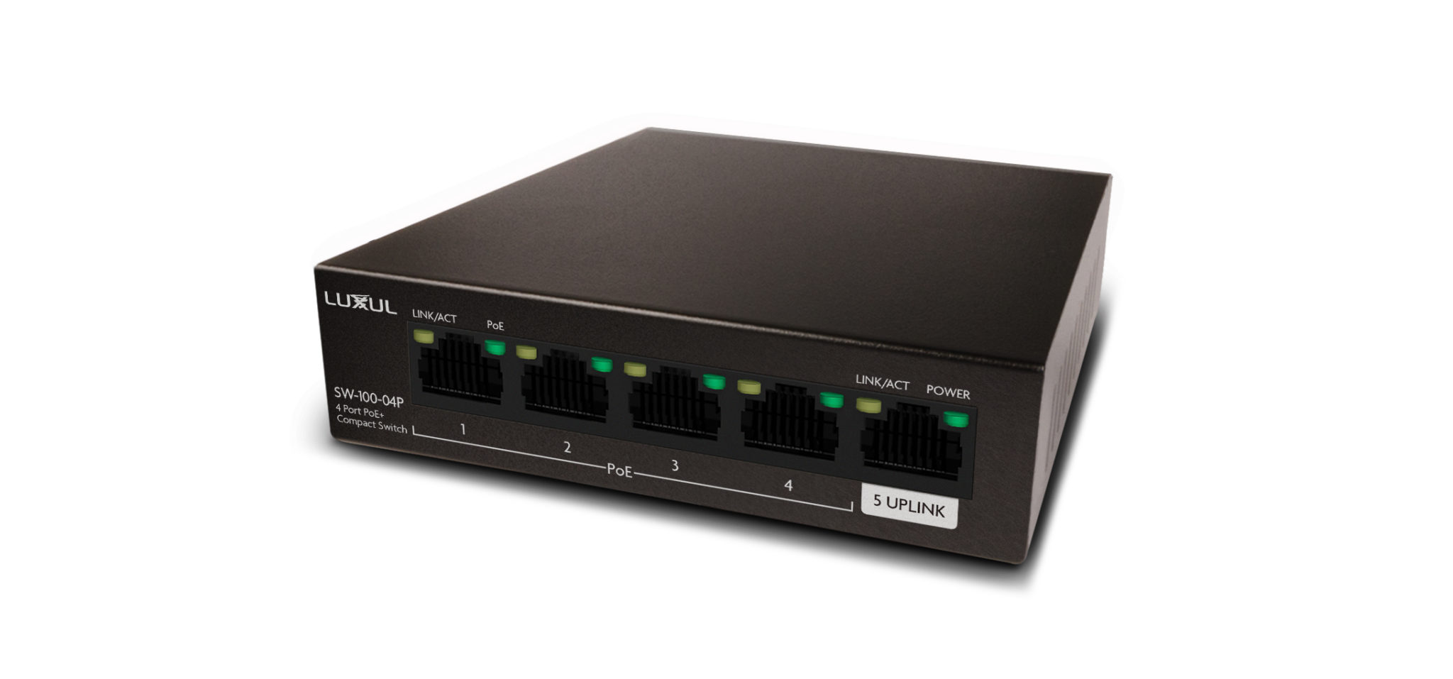 Luxul 4- and 8-Port Gigabit Compact PoE+ Switches Now Available