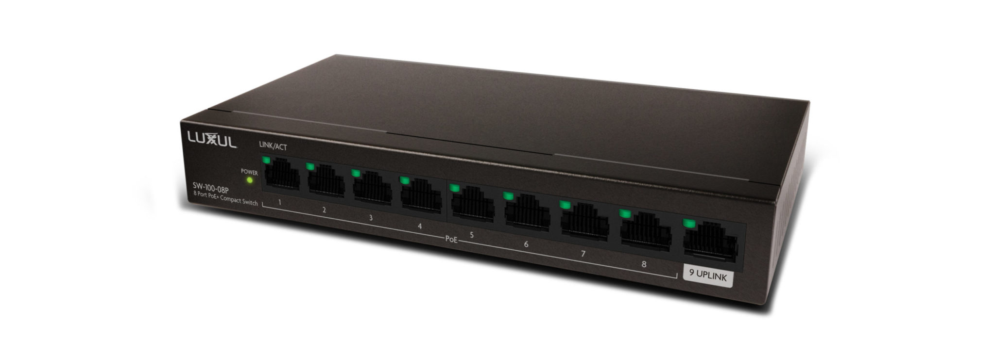 Luxul 4 and 8Port Gigabit Compact PoE+ Switches Now Available