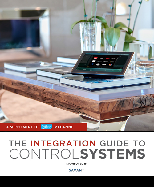 The Integration Guide to Control Systems Residential Systems