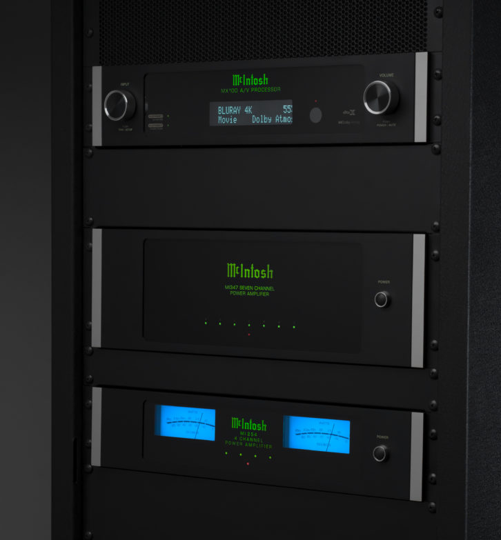 McIntosh MX100, MI347, MI254 Rack Angle