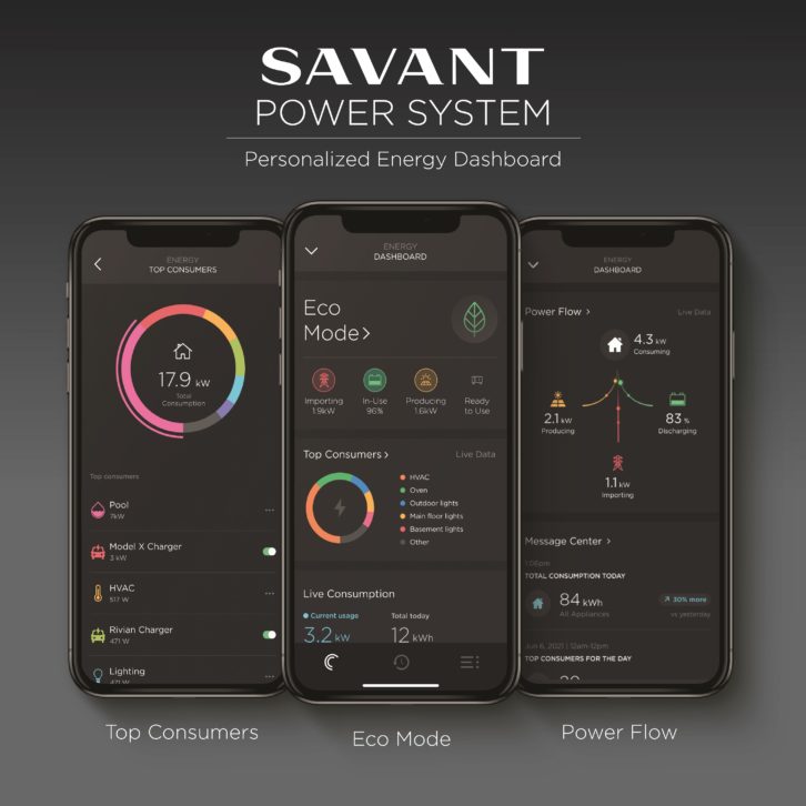 Savant Power System App