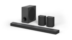 LG Soundbar with subwoofer and rear speakers