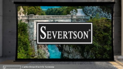 Severtson Cable Drop Series CDT projection screen