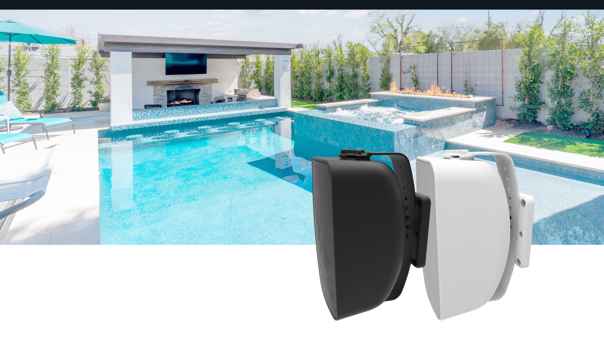 Outdoor wall deals mount speakers