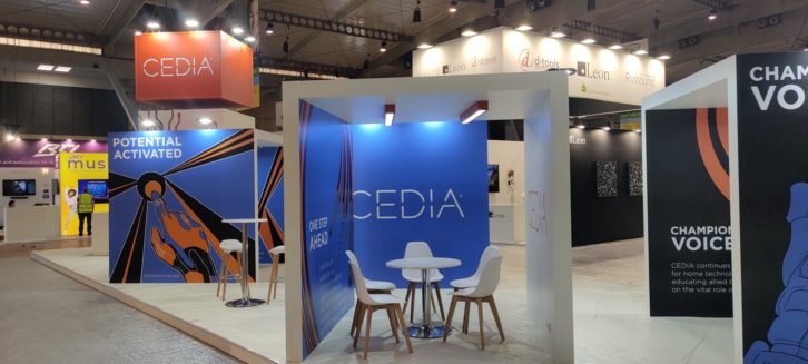 CEDIA Booth at ISE 2022