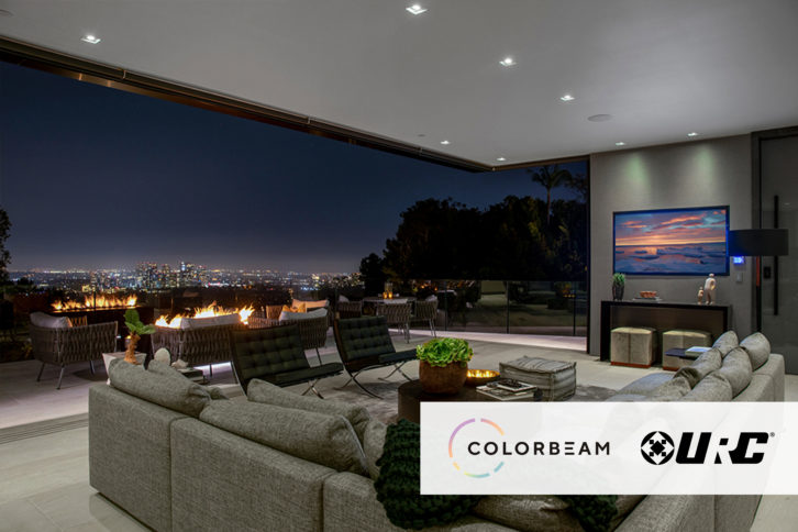 Colorbram and URC Integration - Living Room