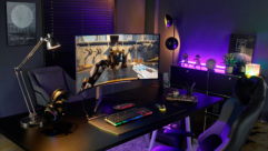 LG UltraGear 45-inch gaming monitor - lifestyle