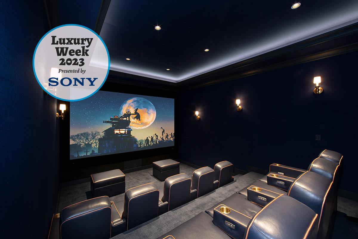 luxury homes theater