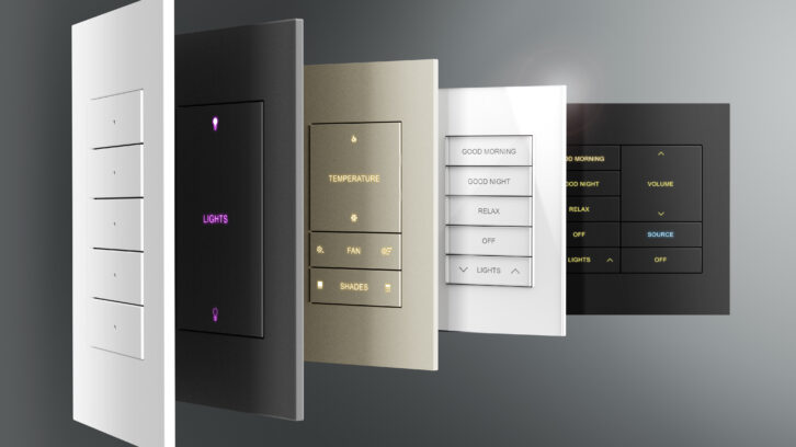 Crestron Horizon Dimmers and Keypads – Available Styles