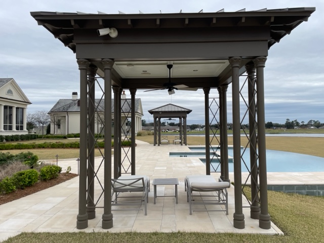 Outdoor AV Week - Baton Rouge Install - Pool Structures