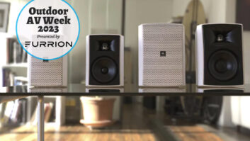 Outdoor AV Week – JBL Stage XD Series Outdoor Speakers with Bug