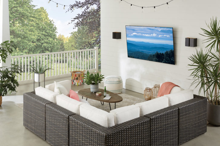 Sanus Outdoor TV Mount - Lifestyle