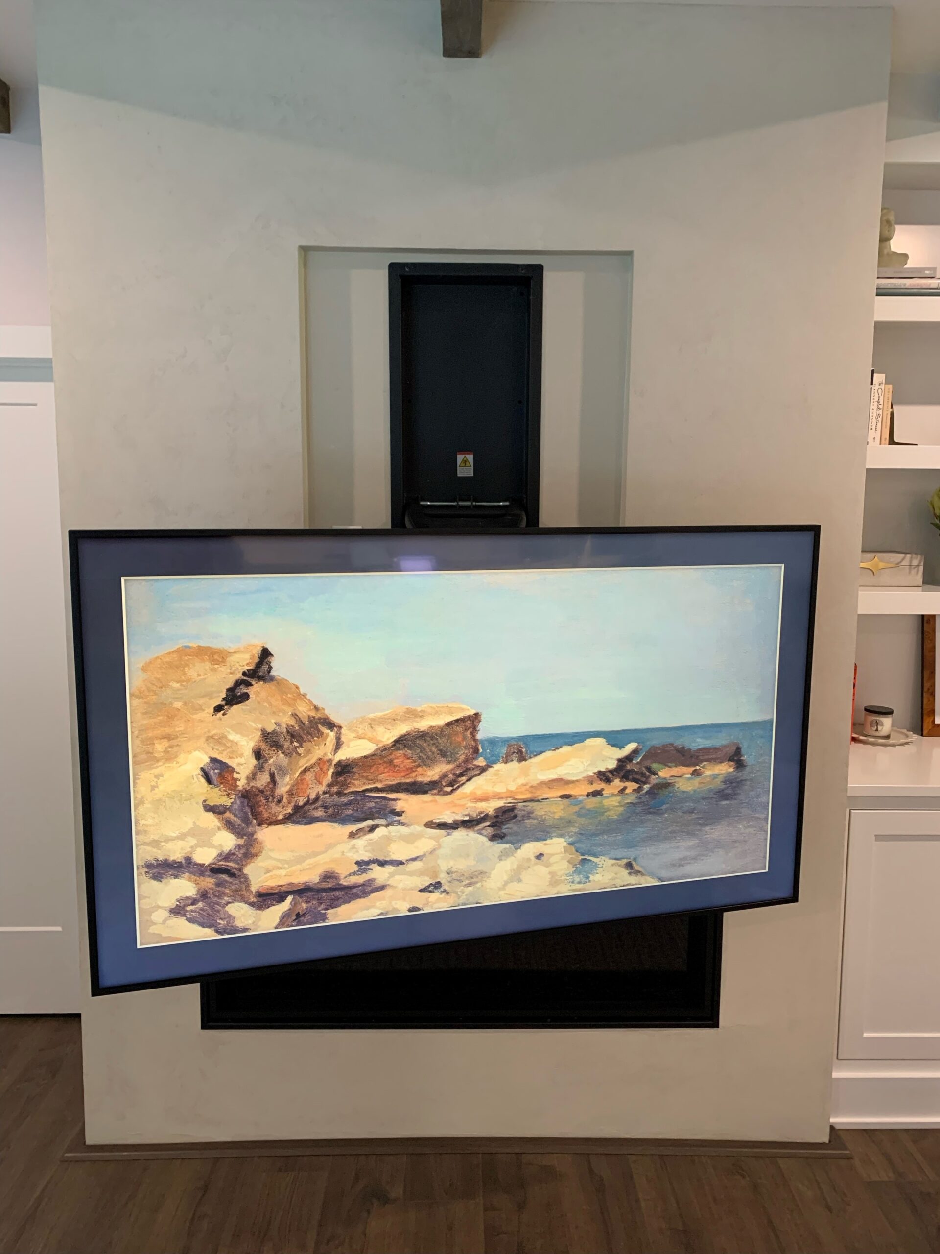 Case Study A Perfect Union Between Samsung Frame TV and MantelMount