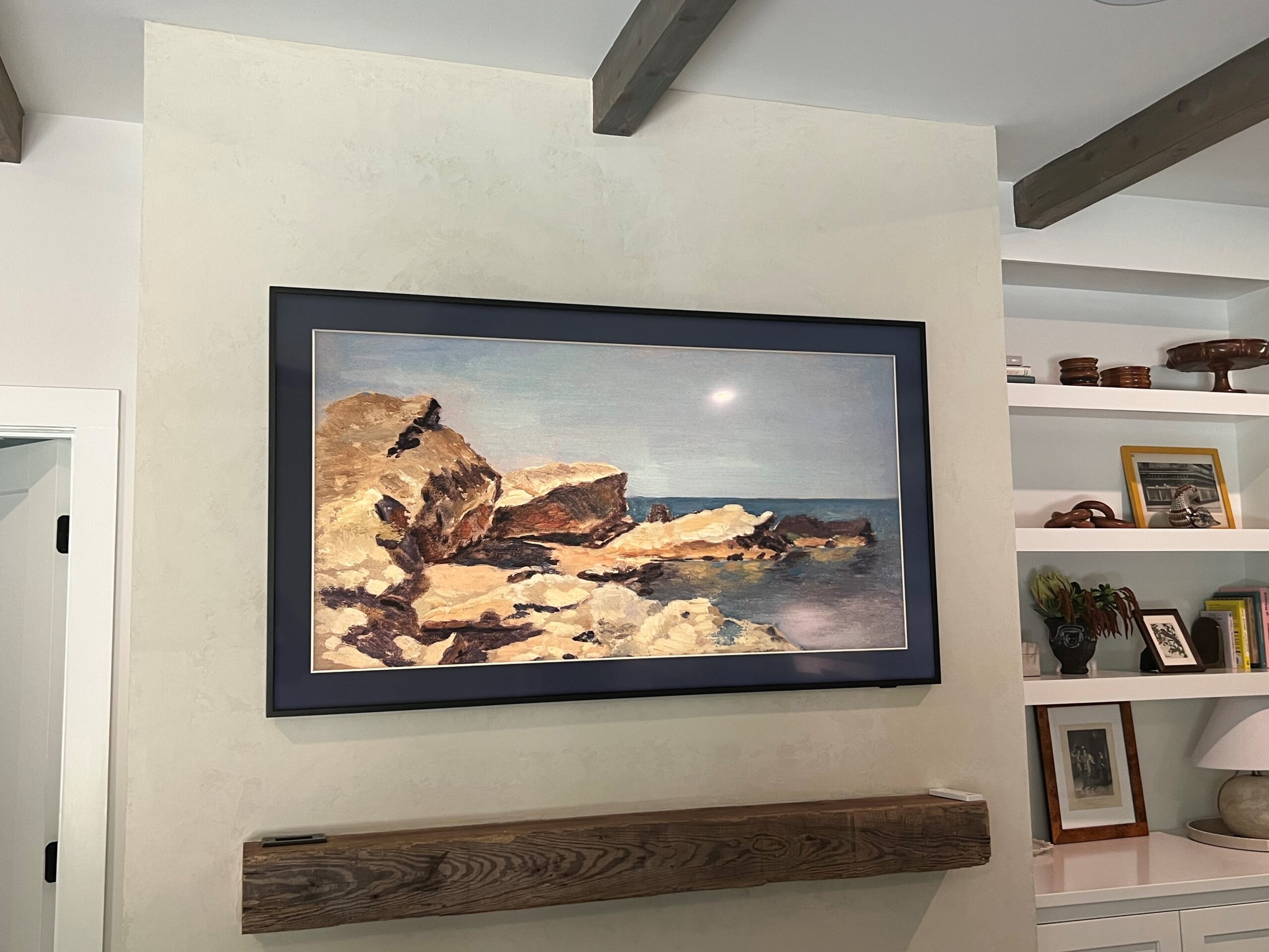 Case Study A Perfect Union Between Samsung Frame TV and MantelMount