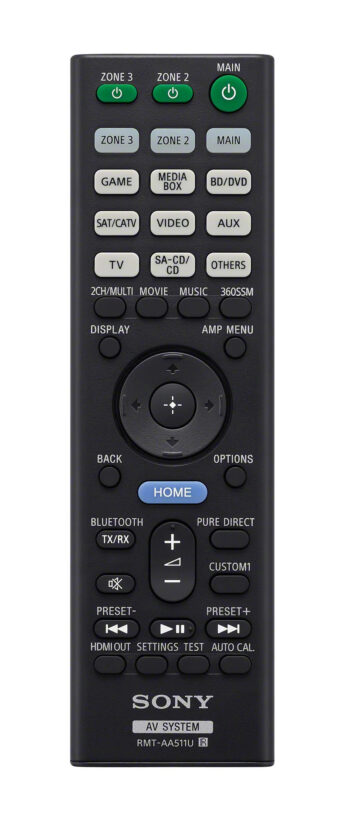 Spny STR-AZ3000ES AV Receiver Remote