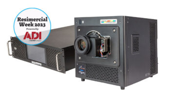 Resimercial Week – Projectors vs. Direct View - Digital Projection HIGHlite projector