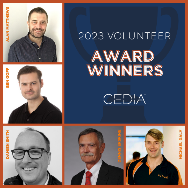 CEDIA Volunteer of the Year Awards 2023