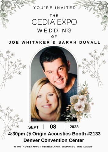 CEDIA Whitaker Wedding Invite