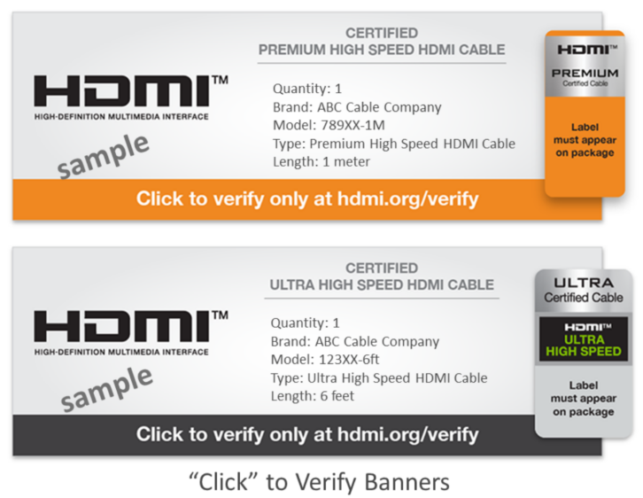 HDMI Sample Banners