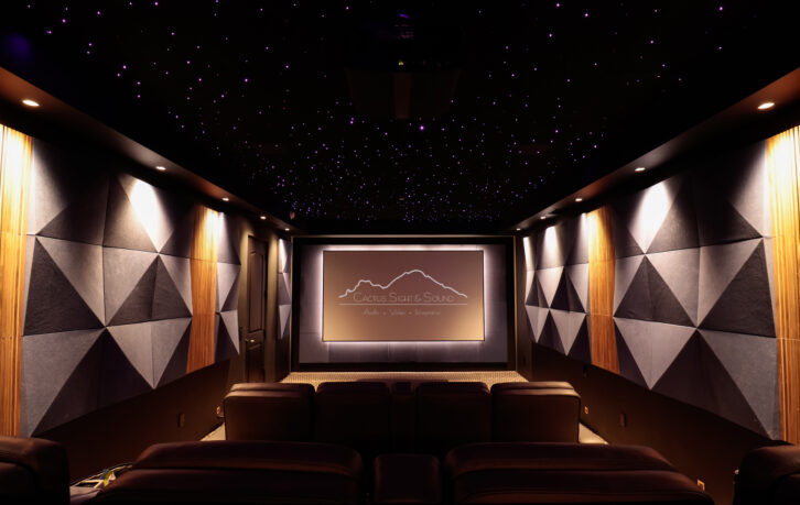 Cactus Sight & Sound Home Theater - Screen View