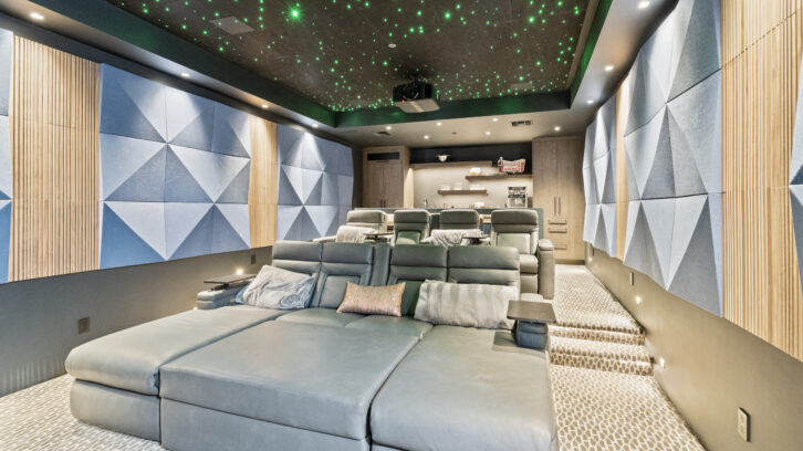 Cactus Sight & Sound Home Theater - Lights Up