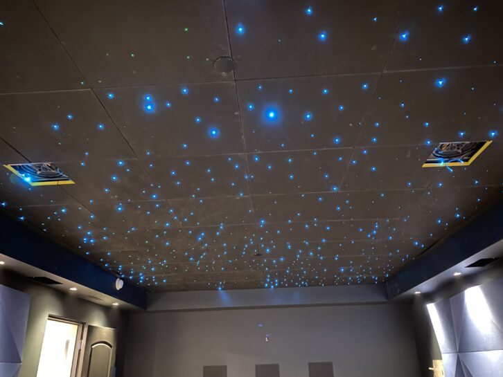 Cactus Sight & Sound Home Theater - Starry Ceiling
