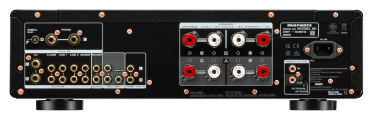 Marantz MODEL 50 Integrated Amplifier - Rear