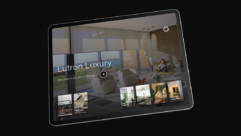 Lutron Luxury Experience App - Home Screen