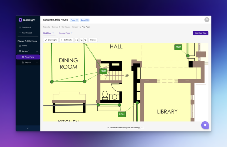 Blackwire Designs Blacklight Design Tool