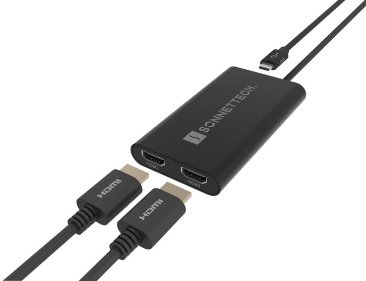 Sonnet USB-C to Dual 4K 60 Hz Adapter
