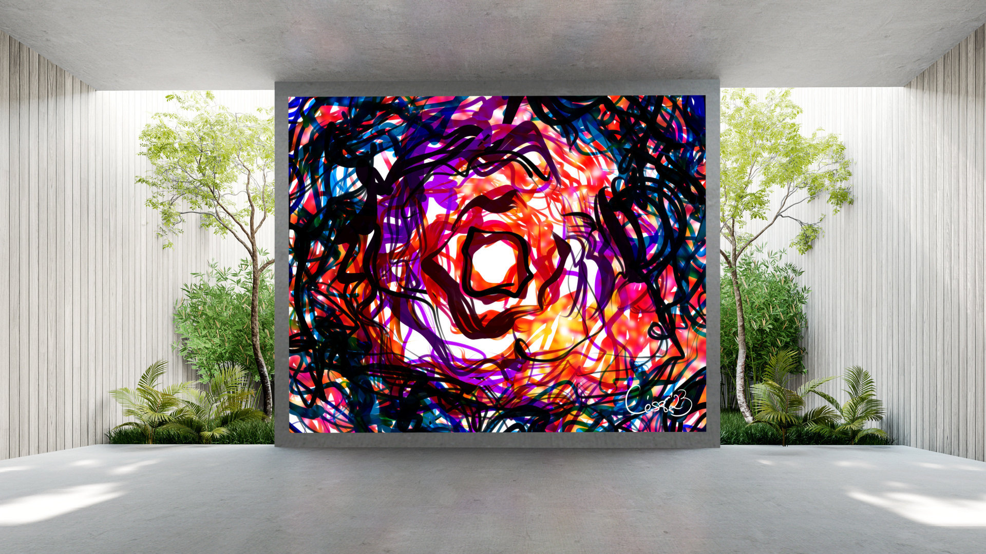 Alfalite and Artist César Yagüe Present an LED Display Solution for the ...
