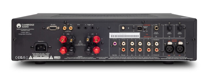 Cambridge Audio CXA81 Amplifier - Rear
