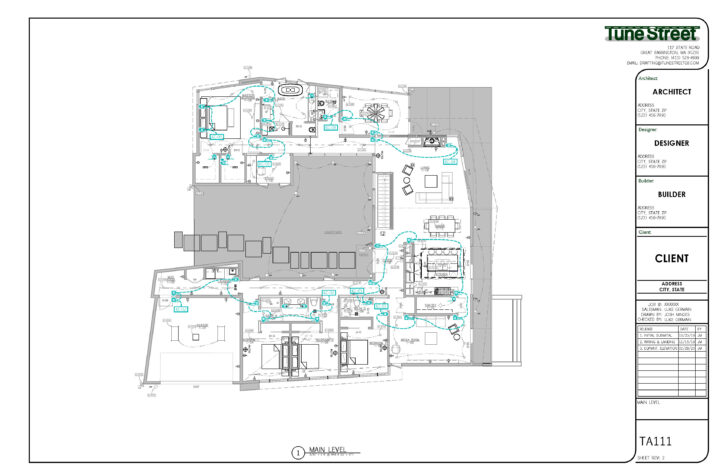 Tune Street Design Center - Sample Drawing 1