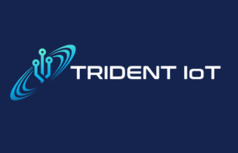 Trident IoT Logo - Blue