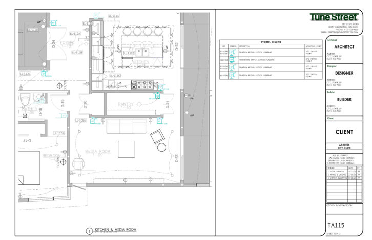 Tune Street Design Center - Sample Drawing 3