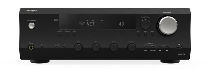 Integra DTM-7.4 network stereo receiver - front