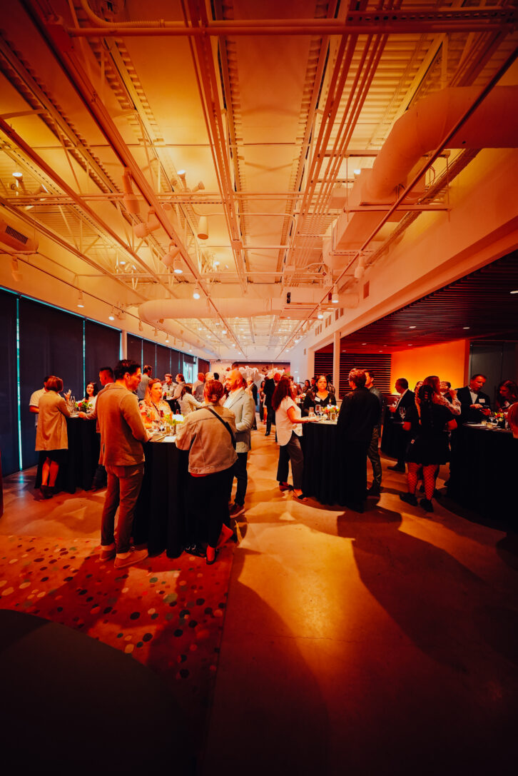 Lutron and Meridian specifier event – full dining room