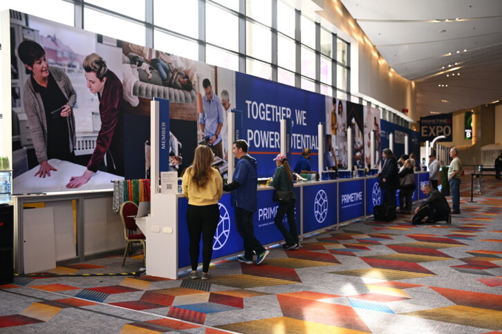 Nationwide PrimeTime Registration desk from 2023 event.