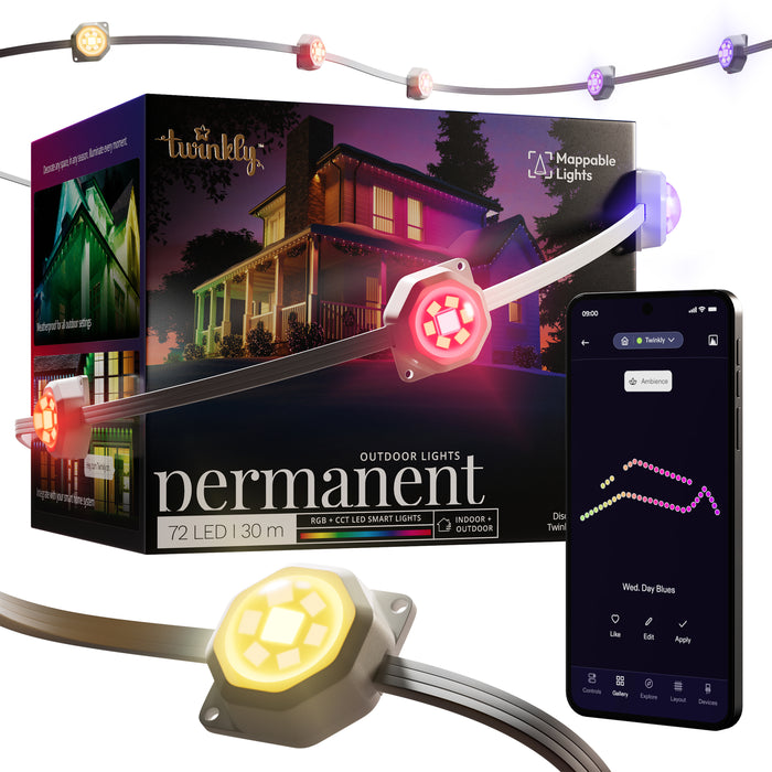 Twinkly Permanent Holiday Lighting Set