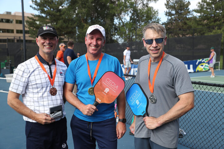 CEDIA Pickleball intermediate winners