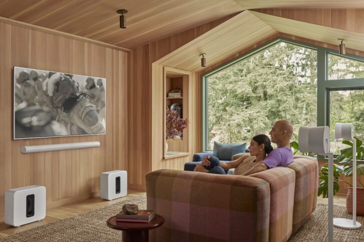 Sonos Home Theater featuring the Arc Ultra and Sub 4 - Lifestyle