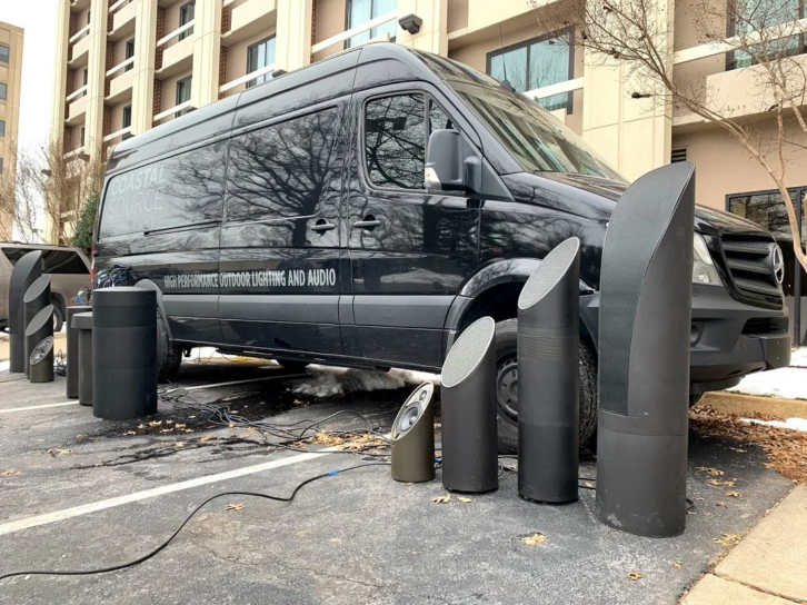 Coastal Demo Van in Use