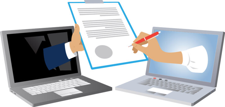 Contract – electronic signature