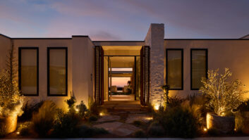 Case Study - Coastal Source - Newport Home Theater - Entryway